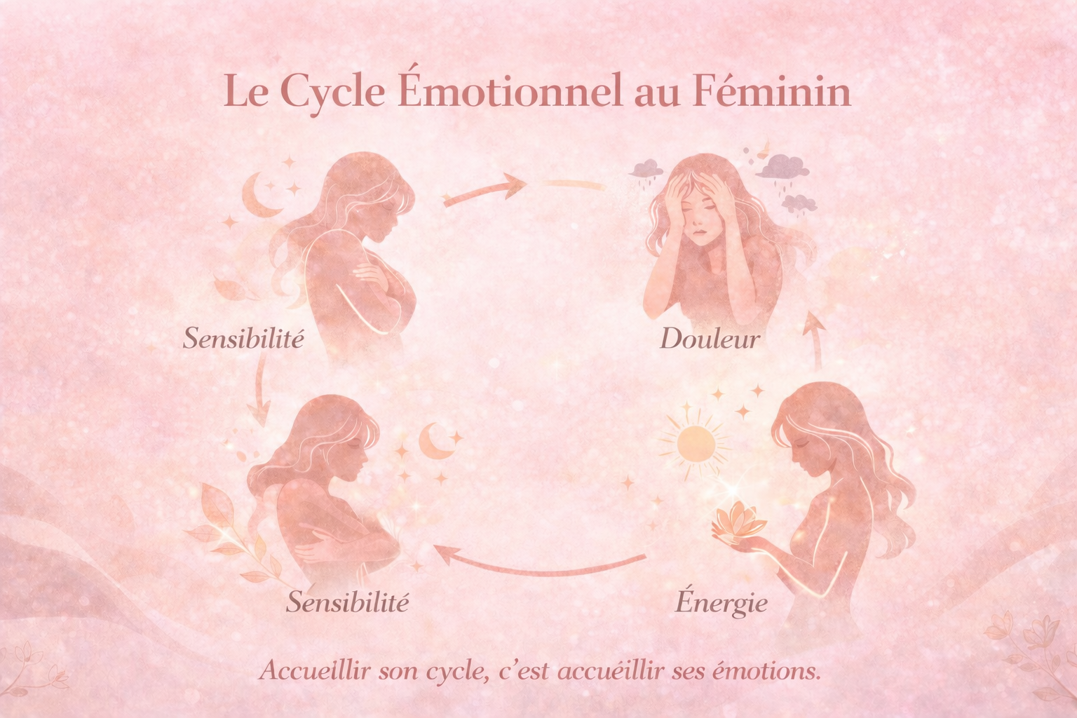 Le Cycle Émotionnel au Féminin